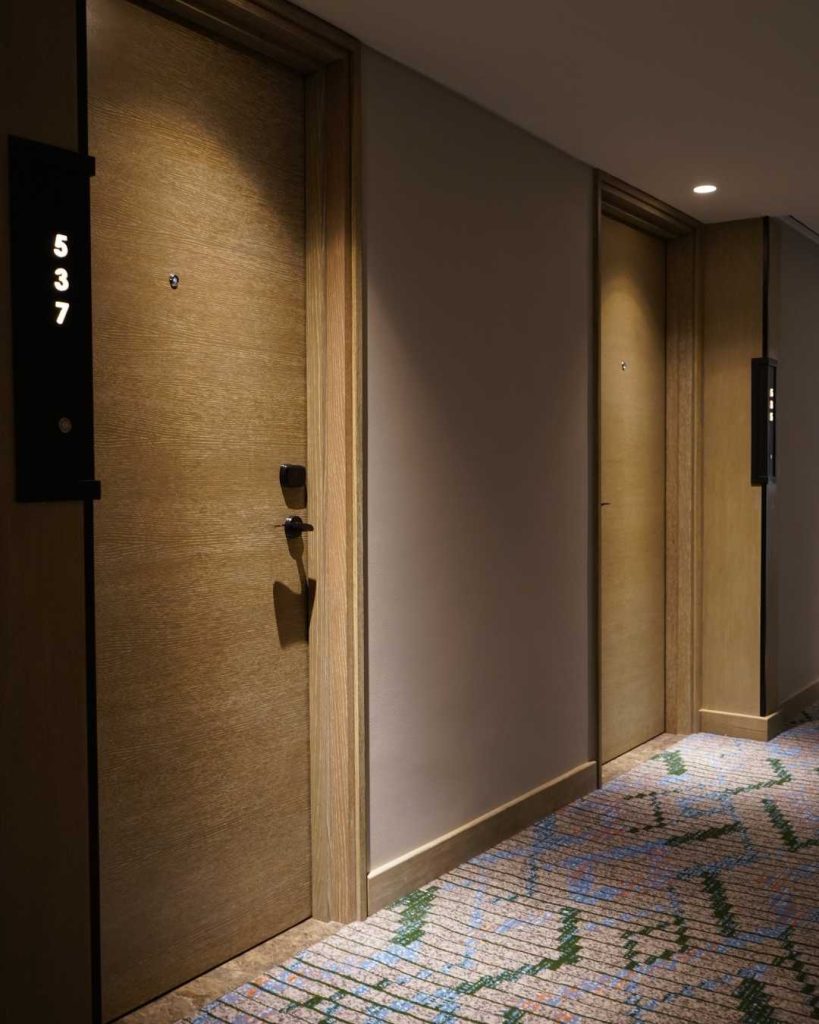 FR60 Oak door for Hyatt Regency