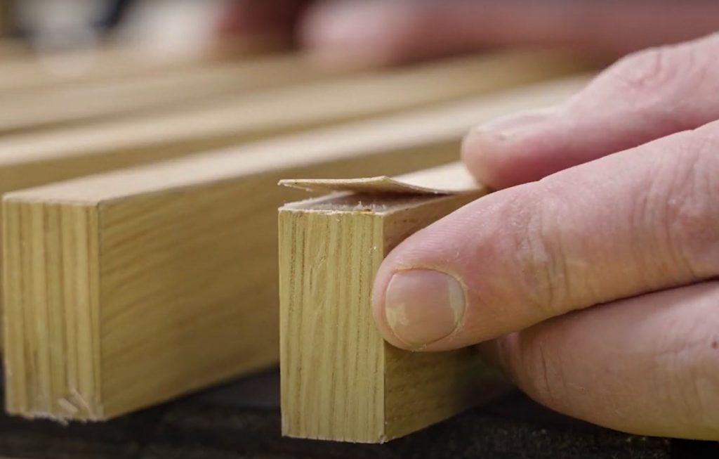 veneer delamination on wood door